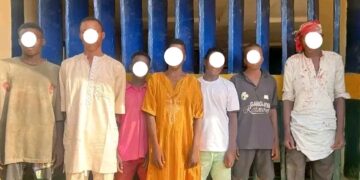 Police Don Hold Seven  pipo After Dass Clash Wey Kill Two People for Bauchi.