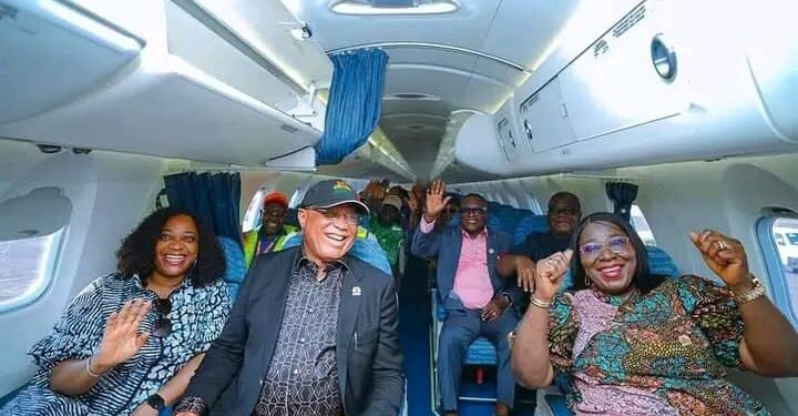 AKWA IBOM AVIATION DEY RISE AS IBOM AIR JUST RECEIVE THEIR THIRD BRAND NEW AIRCRAFT.
