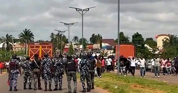 Police don catch 46 people wey attack Peter Obi convoy for Benue.