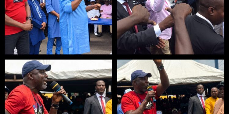 OKPEBHOLO CAMPAIGNS FOR TINUBU AT UWELU MOTOR SPARE PARTS MARKET AS ERIBO MOBILISES TRADERS FOR RENEWED HOPE!