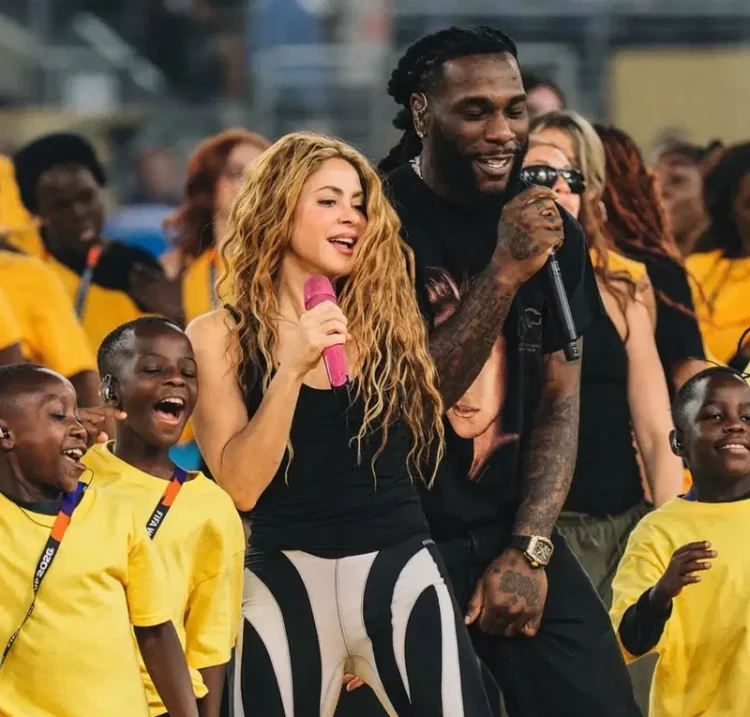 BURNA BOY, SHAKIRA ‘DAI DAI’ DON HIT 1 BILLION YOUTUBE VIEWS