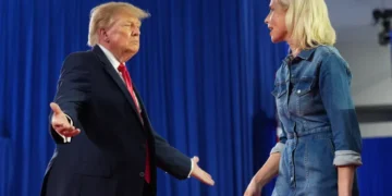 Trump’s Iowa Rally Puts Ashley Hinson’s Strategy of Distancing Herself to the Test