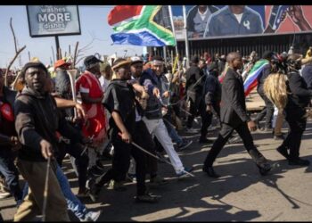 South Africa Anti Migrant Protests Turn Violent as 24 Vehicles Burn and Government Withdraws Asylum Directive.