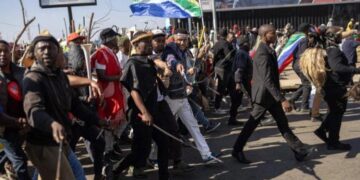 South Africa Anti Migrant Protests Turn Violent as 24 Vehicles Burn and Government Withdraws Asylum Directive.