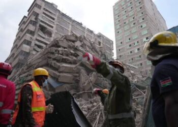 Seven Missing After Multi Storey Building Collapses in Kenya’s Nairobi.