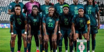 Super Falcons Crush Comoros 5–0 to Set Up Morocco Showdown in 2028 Olympic Qualifiers.