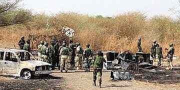 Eight Nigerian Soldiers Killed as ISWAP Landmine Blast Hits Army Patrol in Borno.